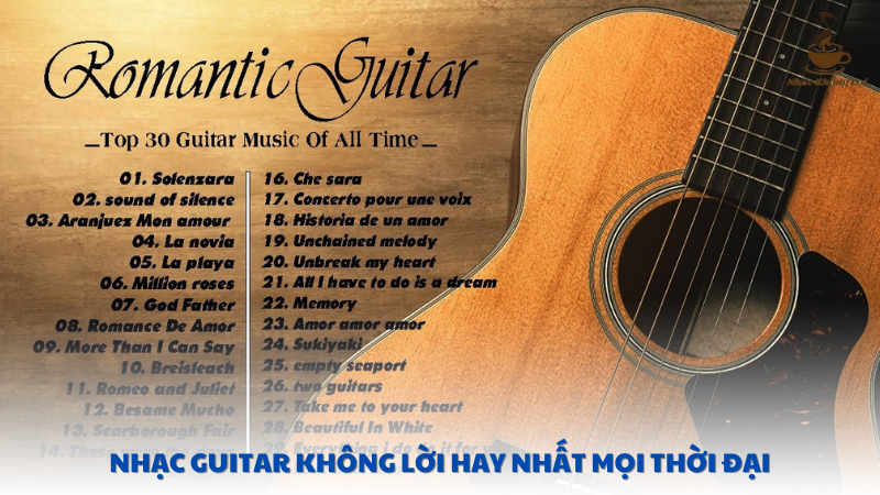 nhạc guitar không lời hay nhất mọi thời đại